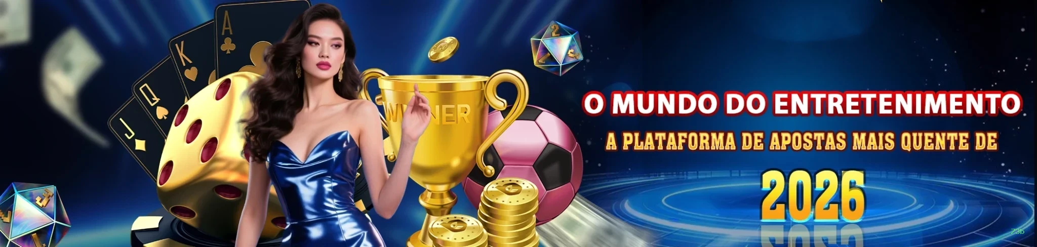 Imagem promocional das apostas esportivas da 73b